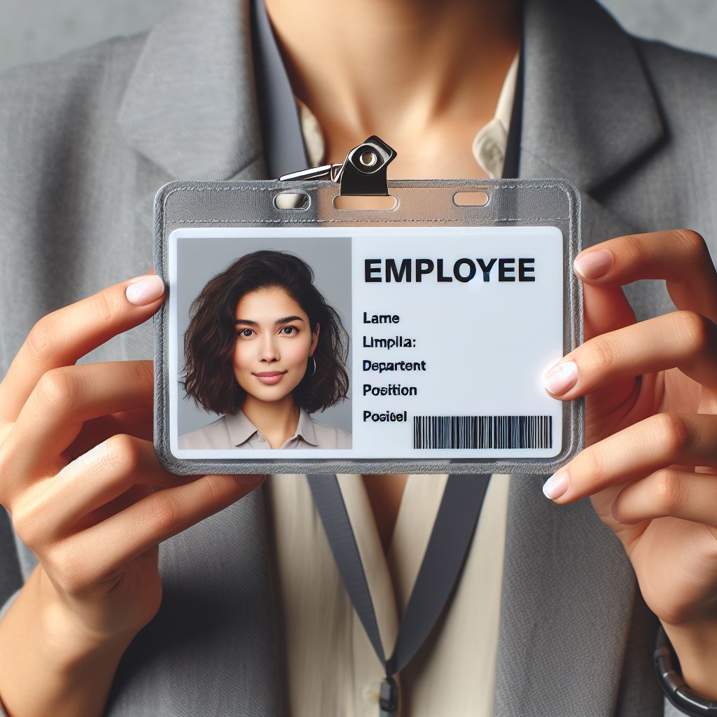 An employee showing their Employee Identification Number after business registration in usa